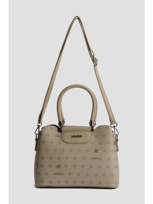 Armine Çanta Baskılı 25YD7342 Vizon