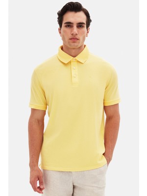 Twn Slim Fit Işın Çiçeği Pike Dokulu T-Shirt 4EC146011784M