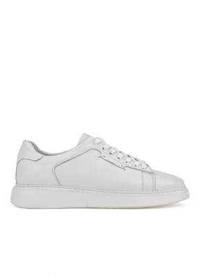 Ziya, Erkek Hakiki Deri Sneaker 151423Z512 Beyaz