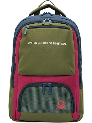 United Colors Of Benetton Sırt Çantası Tek Parça 2 Bölmeli Fermuarlı Okul Çantası 20899