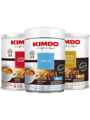 Kimbo Espresso Napoli Decaffeinato Aroma Gold Filtre Kahve Teneke Kutu (250 Gr)