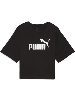 Puma Ess Cropped No. 1 Logo Tee Kadın Kısa Kollu Tişört 68497201