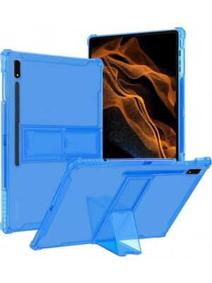 MobaxAksesuar Samsung Galaxy Tab S9 Fe PLUS/S10 Plus/s9 Plus Kılıf Darbelere Dayanıklı Şeffaf Kapak X610-16-810-18 X820