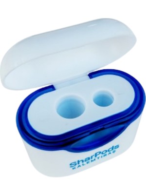 Sharpods Çift Bıçaklı Hazneli Kalemtraş 1 Adet  Jumbo ve Normal Kalemler Için.