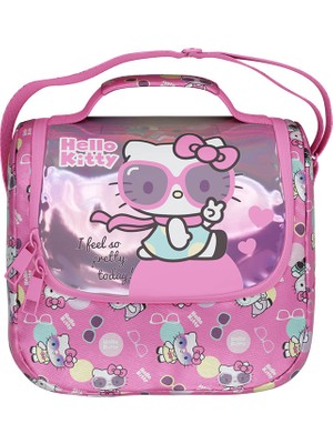 Hello Kitty Desenli Pembe Beslenme Çantası 3245