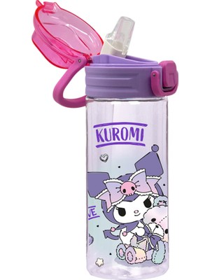 Kuromi Lisanslı 500 ml Matara Dayanıklı Yapı ve Şık Renkli Tasarım ile Çocuklar İçin