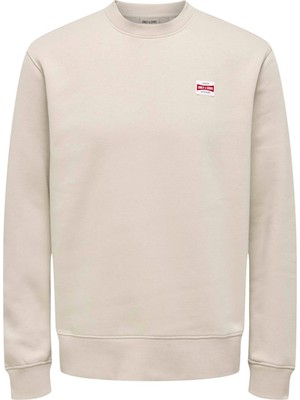 Only & Sons Onsdawson Krem Erkek Sweatshirt 22033193