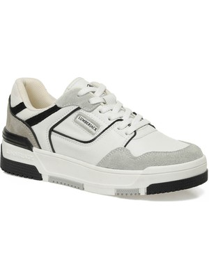 Lumberjack STELLA 5PR Kadın Beyaz Sneaker Suni Deri ve Süet Dış Yüzey ile Günlük Kullanım