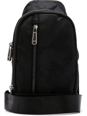 Şık Siyah Erkek Çapraz Çanta - Modern ve Hafif Tasarım