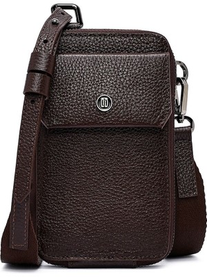 Erkek Deri Çapraz Çanta, Şık ve Kullanışlı, Günlük ve Iş Hayatı Için Uygun