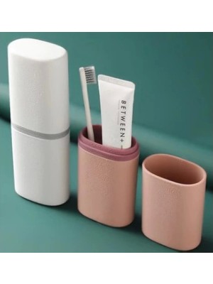 Seyahat Tipi Diş Fırçası ve Macun Saklama Kabı