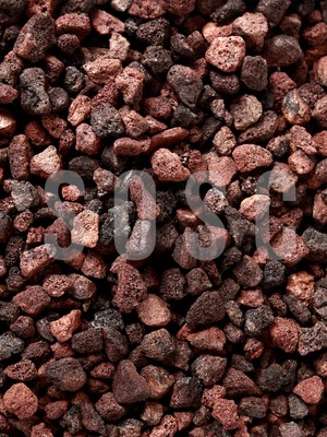 Kırmızı Pomza Taşı 2-3 cm Volkanik Cürüf Ponza Lav Kırığı 1 Lt