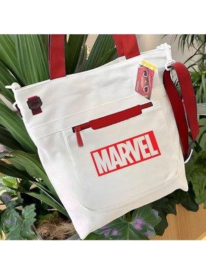 Kırmızı Kanvas Postacı Çantası, Şık ve Kullanışlı Eşsiz Tasarım