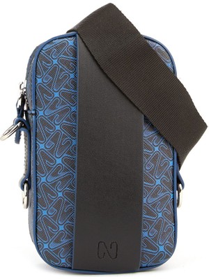 Şık Siyah Lacivert Erkek Postacı Çantası, Günlük Kullanım Için Uygun