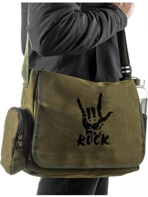 Yeşil Unisex Postacı Çantası, Şık ve Kullanışlı Günlük Aksesuar.