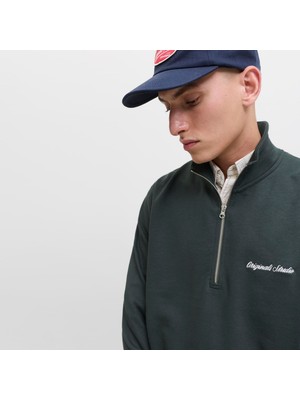 Erkek Yarim Fermuarli Dik Yaka Sweatshirt - Norrebro