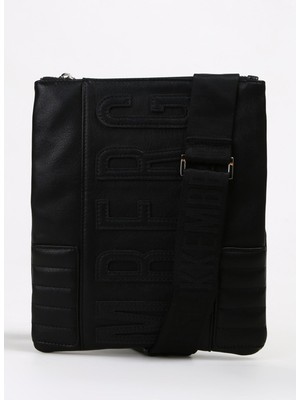 Şık ve Kullanışlı Siyah Erkek Postacı Çantası, 21,5X25X7 cm