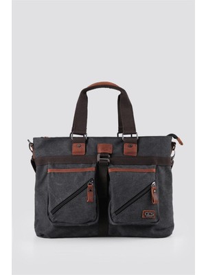 Şık Siyah Askılı Postacı Çantası, Günlük Kullanım Için Mükemmel Seçenek