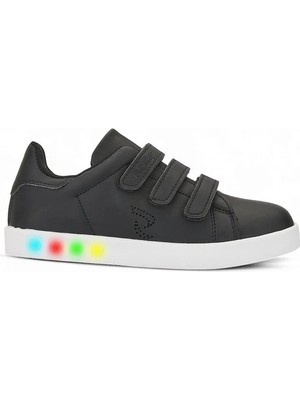 Simple Cırt Cırtlı Bağcıksız Rahat Günlük Kullanım Ortopedik Işıklı Spor Ayakkabı ve Sneaker