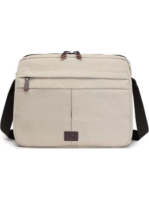 Su Geçirmez Kanvas Askılı Evrak Çantası, Şık ve Dayanıklı Tasarım