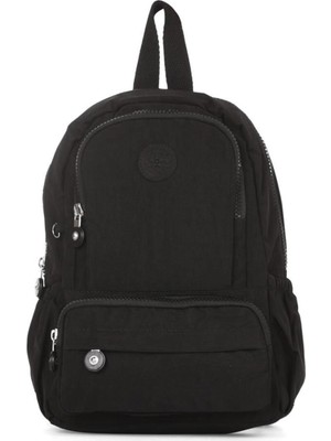 Şık ve Kullanışlı Kadın Çapraz Sırt Çantası, Siyah Renk Seçeneğiyle.