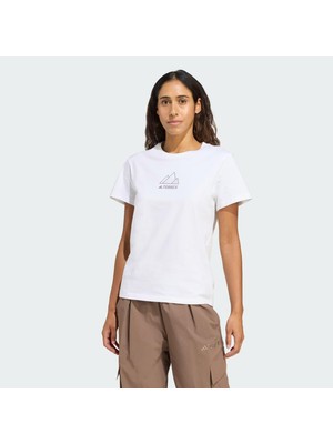 Adidas Terrex Outdoor Athlete Graphic Kadın Tişört