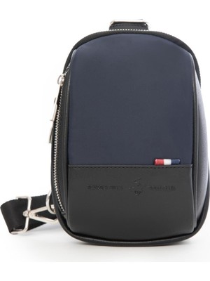 Lacivert Erkek Çapraz Çanta, Şık ve Kullanışlı, Günlük ve Spor Tarzına Uygun