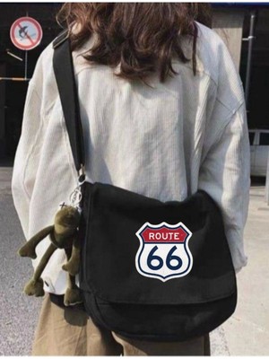 Renkli Baskılı Unisex Askılı Postacı Çanta, Şık ve Hafif Tasarım