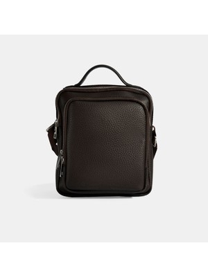 Erkek Kahve Renkli Şık Postacı Çantası, Kullanışlı ve Modern Tasarım