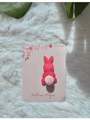Az Saçlı ve Saçsız Bebek Tokası (Kuyruklu Tavşan)