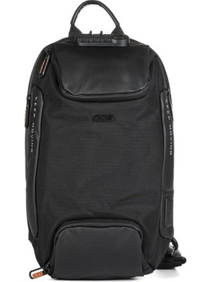 Şık ve Kullanışlı Tek Omuz Çapraz Göğüs Çantası, Modern Tasarım Siyah Renk