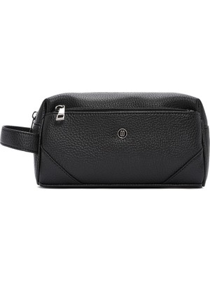 Şık Erkek Siyah El Çantası, Günlük Kullanım Için Mükemmel Seçenek