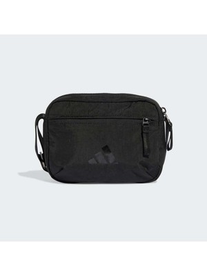 Siyah 3 Bar Logo Festival Çanta, Şık ve Kullanışlı Seyahat Aksesuarı