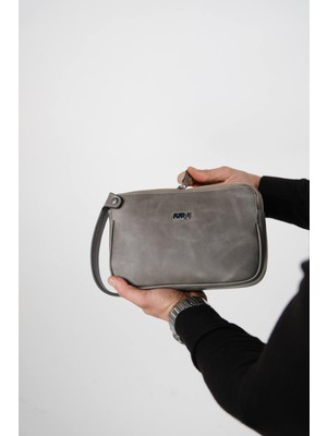 Çok Renkli Hakiki Deri Unisex El Çantası 4381