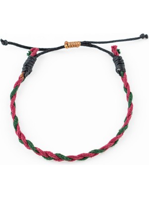 Unisex Makrome Bileklik, Ayarlanabilir, Ip Tasarımı, Şık ve Rahat Kullanım