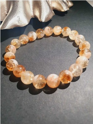 Sitrin Taşlı Bileklik, Parlak ve Canlı Tonlar, Şık Takı Aksesuarı