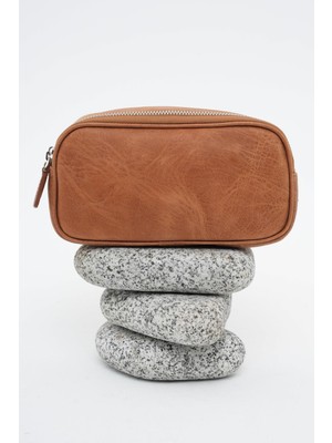 Erkek Deri El Çantası Taba, Şık ve Dayanıklı El Çantası