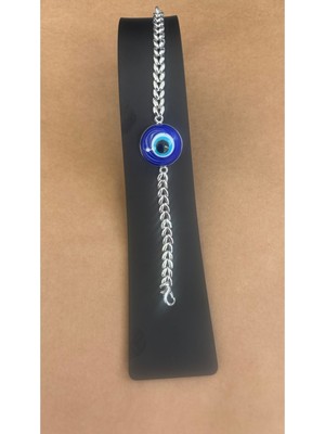 Lacivert Murano Cam Boncuklu Bileklik, Şık ve Zarif Tasarım.