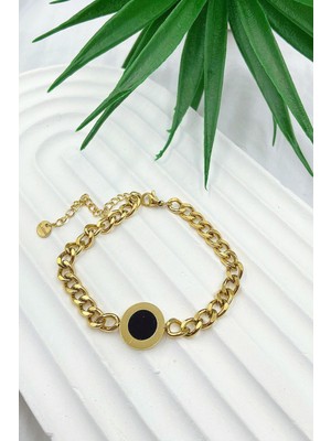 Şık Detaylı Zincir Bileklik, Zarif ve Modern Takı Aksesuarı