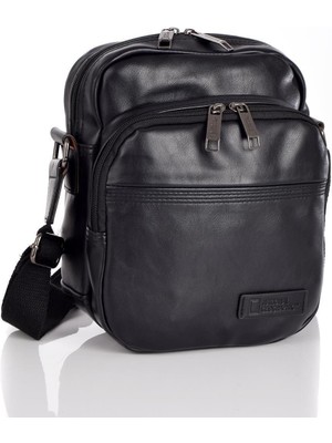 Şık Uzun Askılı Siyah Çapraz Çanta