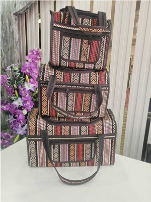 Renkli 3'lü Çanta Takımı, Şık ve Kullanışlı Çok Renkli Çanta Seti