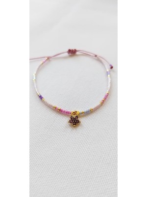 Mor Miyuki Yıldızlı Zarif Bileklik, Şık ve Hafif Takı Seçeneği