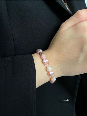 Renkli Doğal Taş Akik Bileklik, Zarif ve Özel Tasarım, El Yapımı