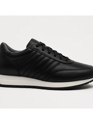 Growish GR0022 Hakiki Yumuşak Deri Ortopedik Hafif Poli Taban Gizli Bağcıklı Sneaker Erkek Ayakkabı