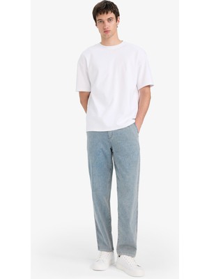 DeFacto Yumuşak Dokulu Wide Leg Jean Pantolon F2967AX25AU