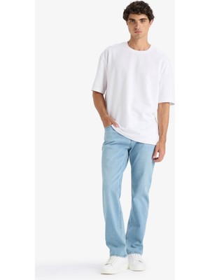 DeFacto Sergio Regular Fit Normal Kalıp Normal Bel Boru Paça Jean Pantolon F2979AX25AU