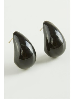 Ahes Shopping Su Damlası Lüks Çelik Küpe