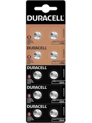 LR44 AG13 Alkalin 1.5V Düğme Pil 10LU Blister