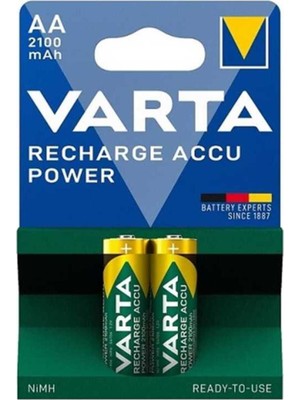56706 Power 2100MAH Aa Şarj Edilebilir Kalem Pil 2'li Paket (Blister)