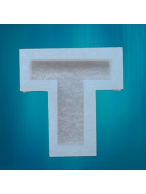 ElHobi Tekli Harf Epoksi Reçine Kalıbı - T